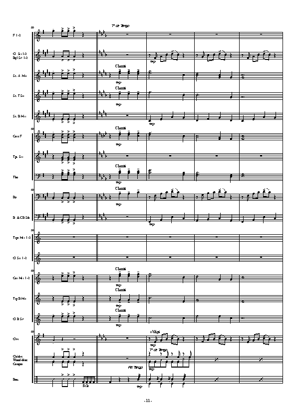 AMERIGO pour Harmonie Batterie-fanfare et Fifres Page 11